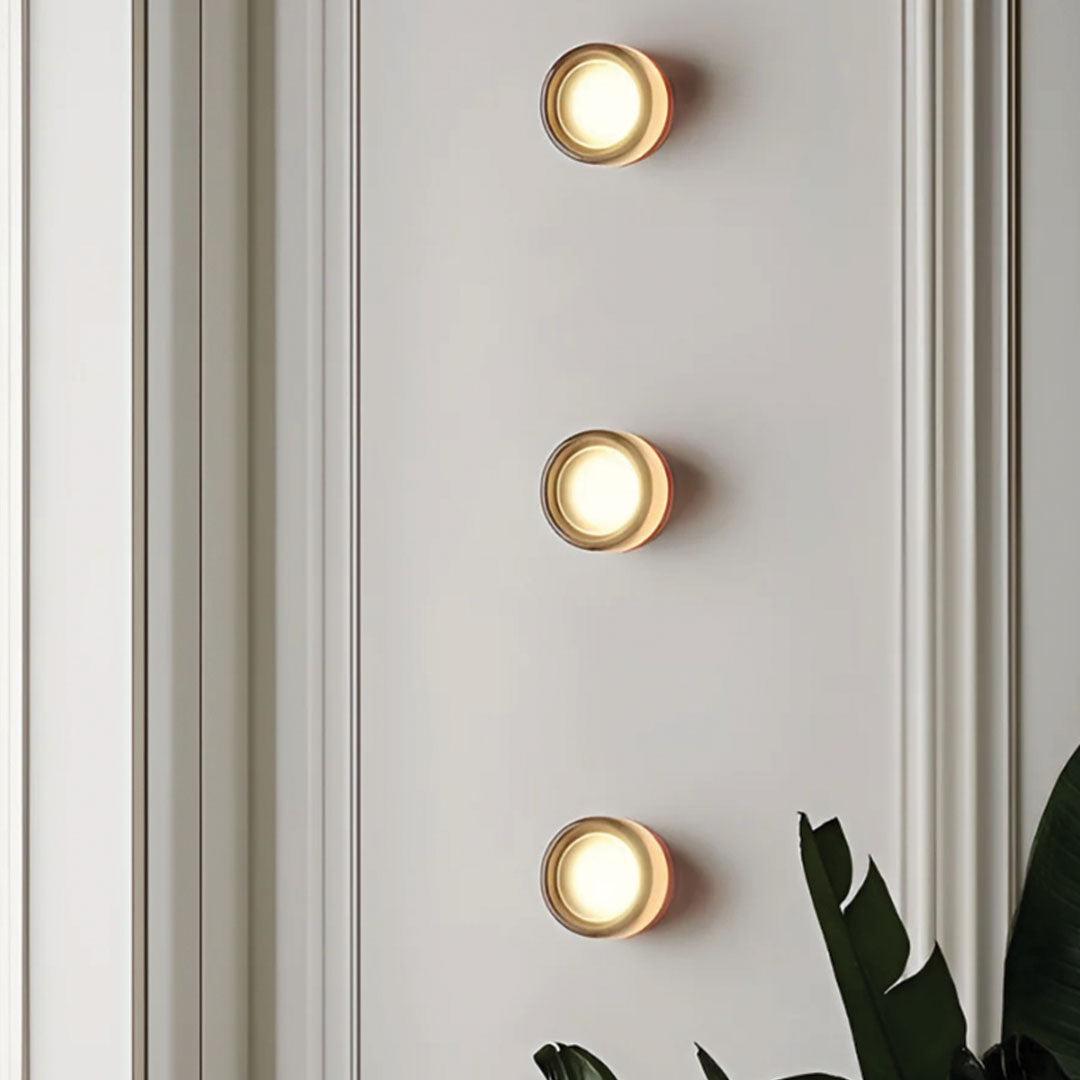 Mosrugs | DimpleGlow – Compact Modern LED Wall Light for Stylish & Versatile Home Lighting