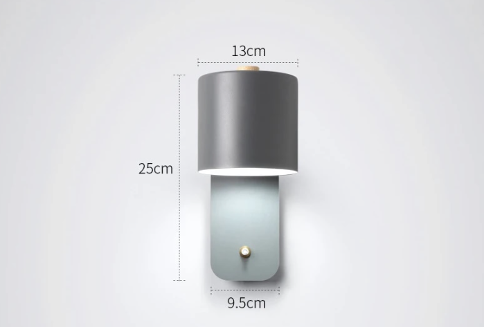 Mosrugs | Modern LED Wall Light with Switch – Indoor Wall Sconce for Home Decor