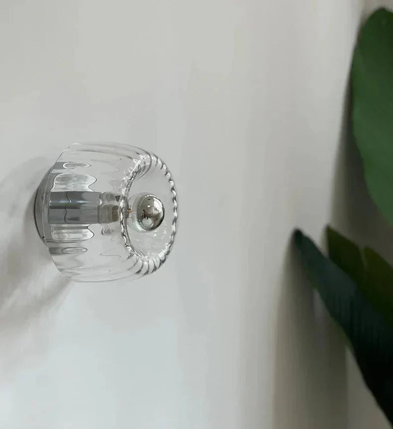 Mosrugs | Scandinavian Bauhaus Wall Light – Nordic Glass & Metal Sconce for Modern Interiors