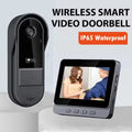 Mosrugs | Wireless Video Doorbell with Intercom & Night HD Vision – 4.3” IPS Display, Waterproof