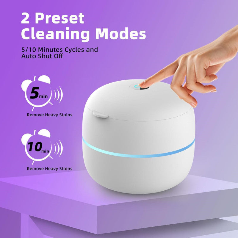 Mosrugs | UltraClean Pro: Multi-Functional Ultrasonic Cleaner with UV Sanitizing Lights