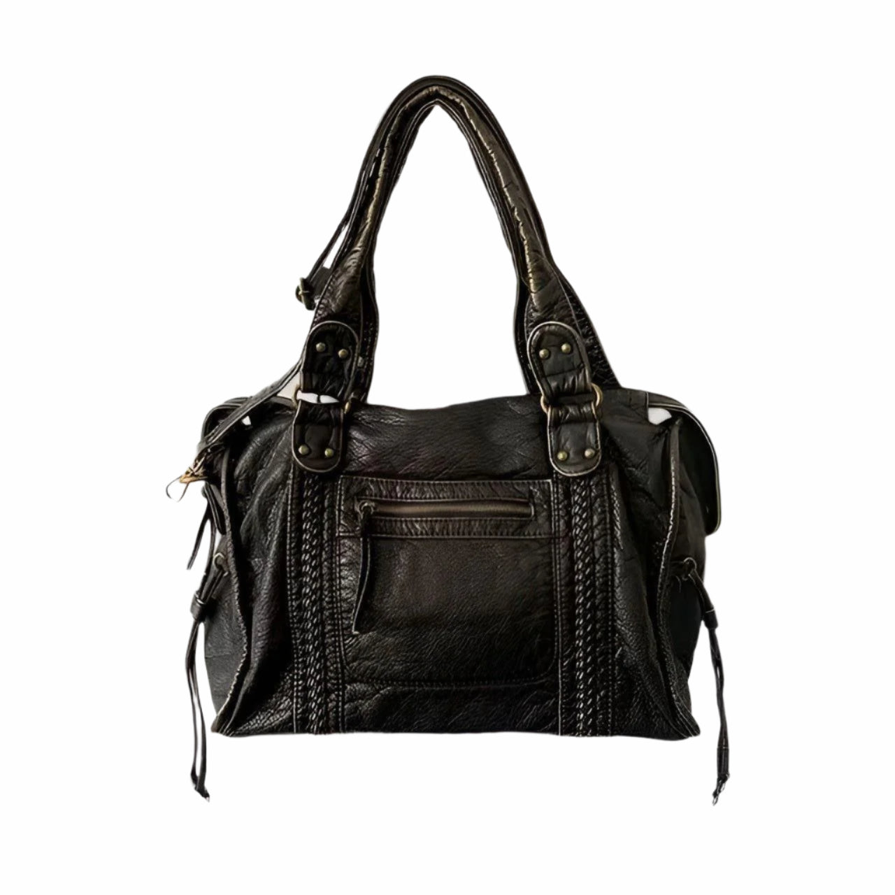 Mosrugs | Genuine Leather Shoulder Bag – Elegant & Durable Handbag for Work and Everyday Use