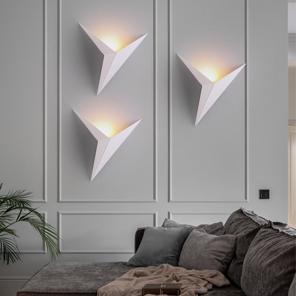 Mosrugs | TriGlow – Triangular Wall Lamp for Sleek, Modern Lighting