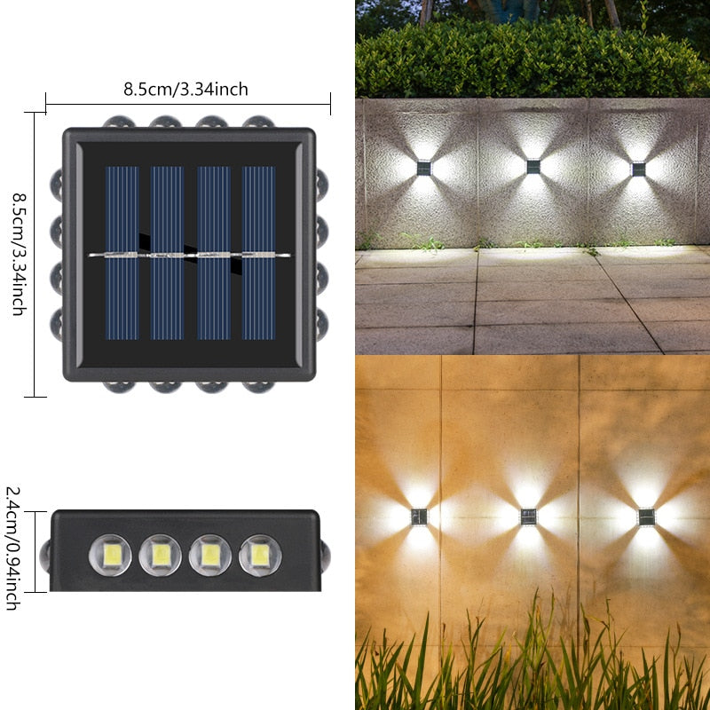 Mosrugs | SolarVibe – Sustainable Solar Wall Light for Modern Outdoors