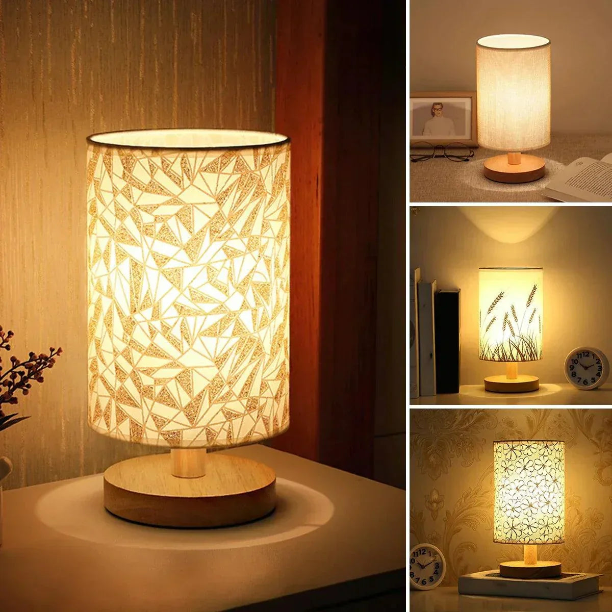 Mosrugs | LumaVita - Elegant Solid Wood Design Lamp