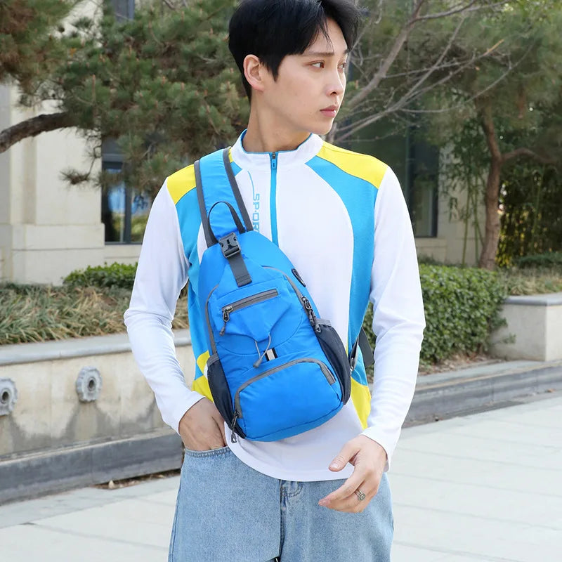 Mosrugs | SecurePack | Anti-Theft Waterproof Multi-Pocket Shoulder Backpack – Lightweight Crossbody Travel Bag