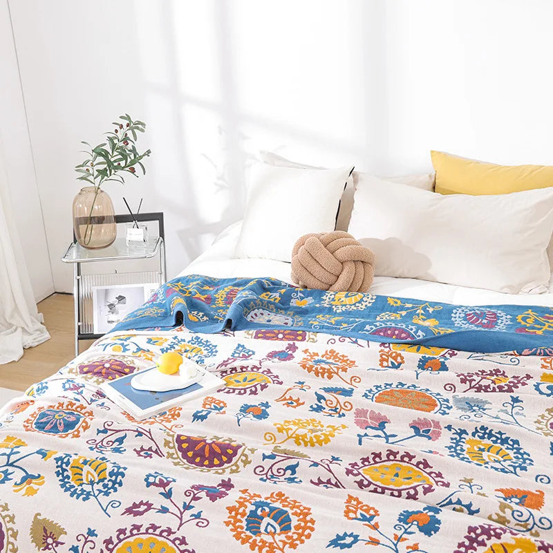 Mosrugs | BohemiaCotton – Soft & Cooling 100% Cotton Blanket