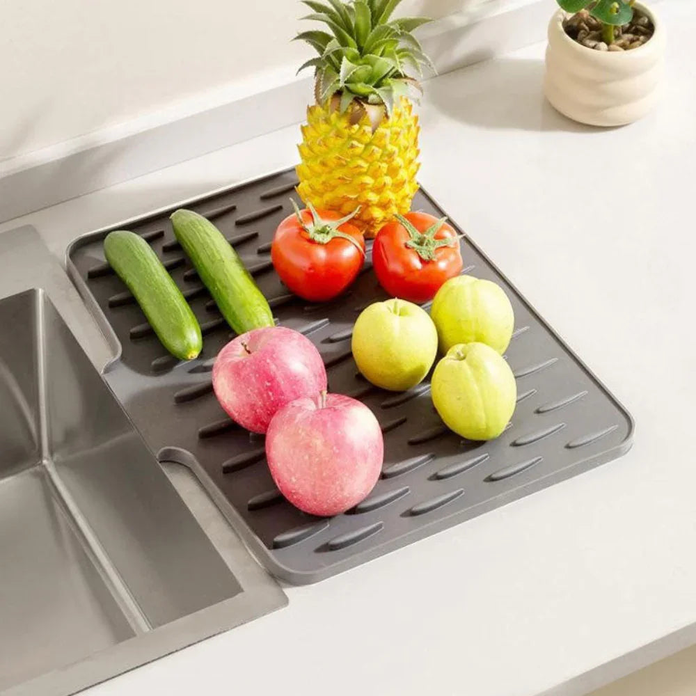Mosrugs | Silicool Water-Draining Silicone Drying Mat – Heat Resistant, Non-Slip & Multifunctional