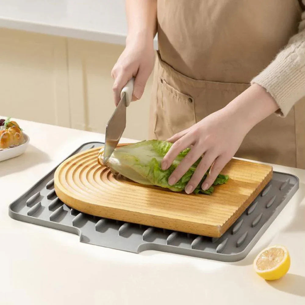 Mosrugs | Silicool Water-Draining Silicone Drying Mat – Heat Resistant, Non-Slip & Multifunctional