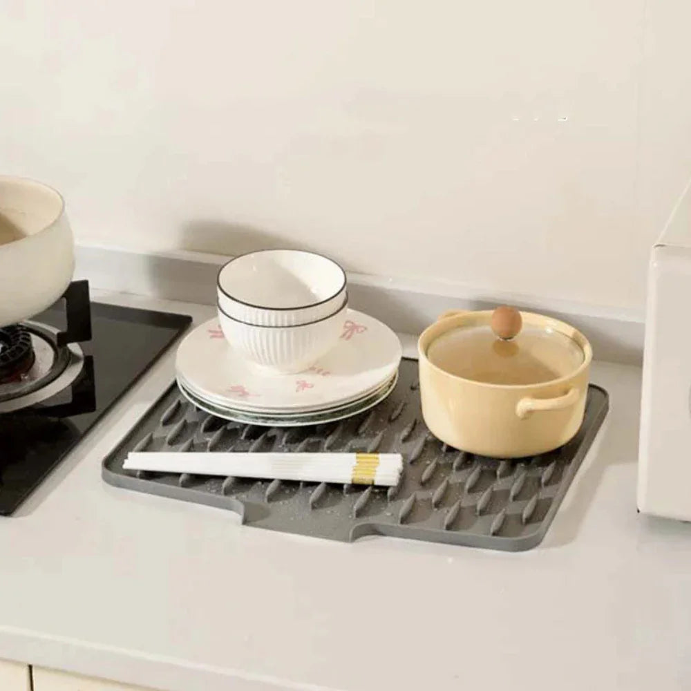 Mosrugs | Silicool Water-Draining Silicone Drying Mat – Heat Resistant, Non-Slip & Multifunctional