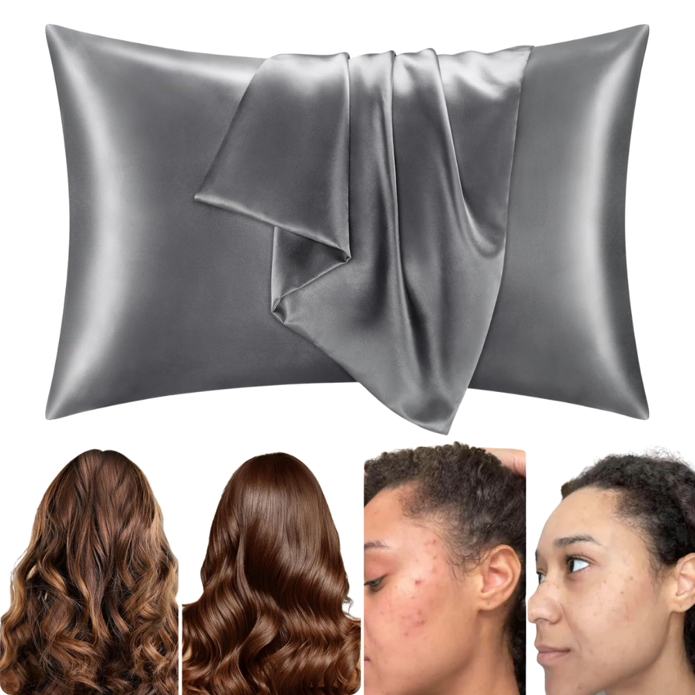 1Mosrugs | Silk Pillowcase – 100% Real Mulberry Silk for Hair & Skin – Cooling, Frizz-Free & Anti-Wrinkle Pillowcase UK
