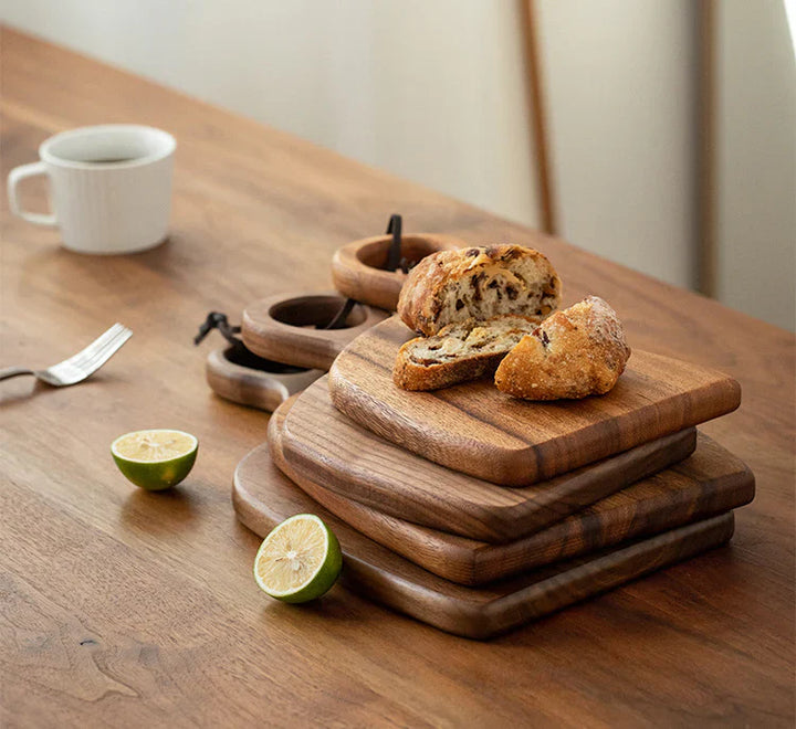 Mosrugs | 2-Pack Premium Walnut Wooden Chopping Boards – Elegant & Durable Cutting and Serving Board Set