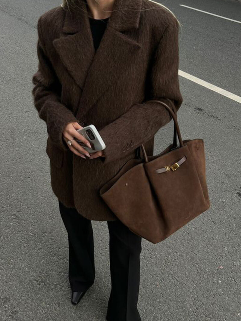 Mosrugs | Hedwig | Modern Women’s Suede Handbag – Elegant, Versatile & Timeless