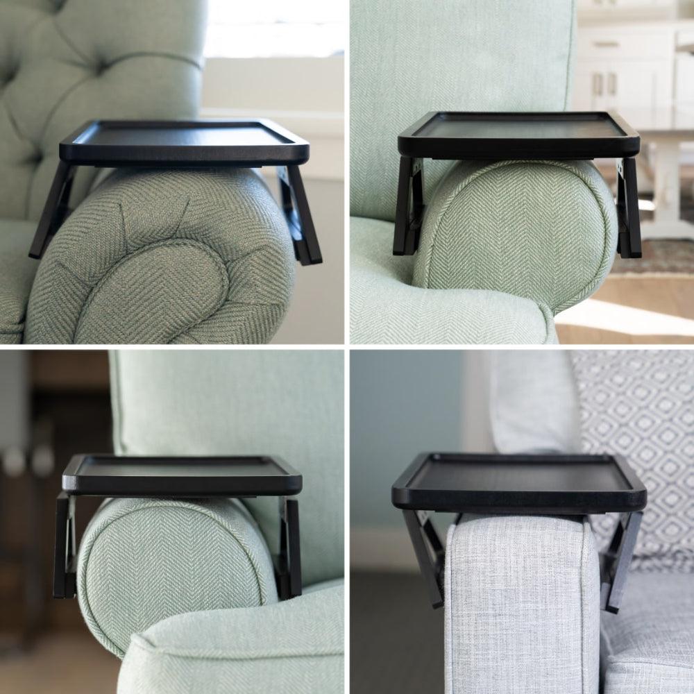 Mosrugs | SofaMate – Adjustable Sofa Arm Tray Table for Drinks, Snacks & Remote Control Storage