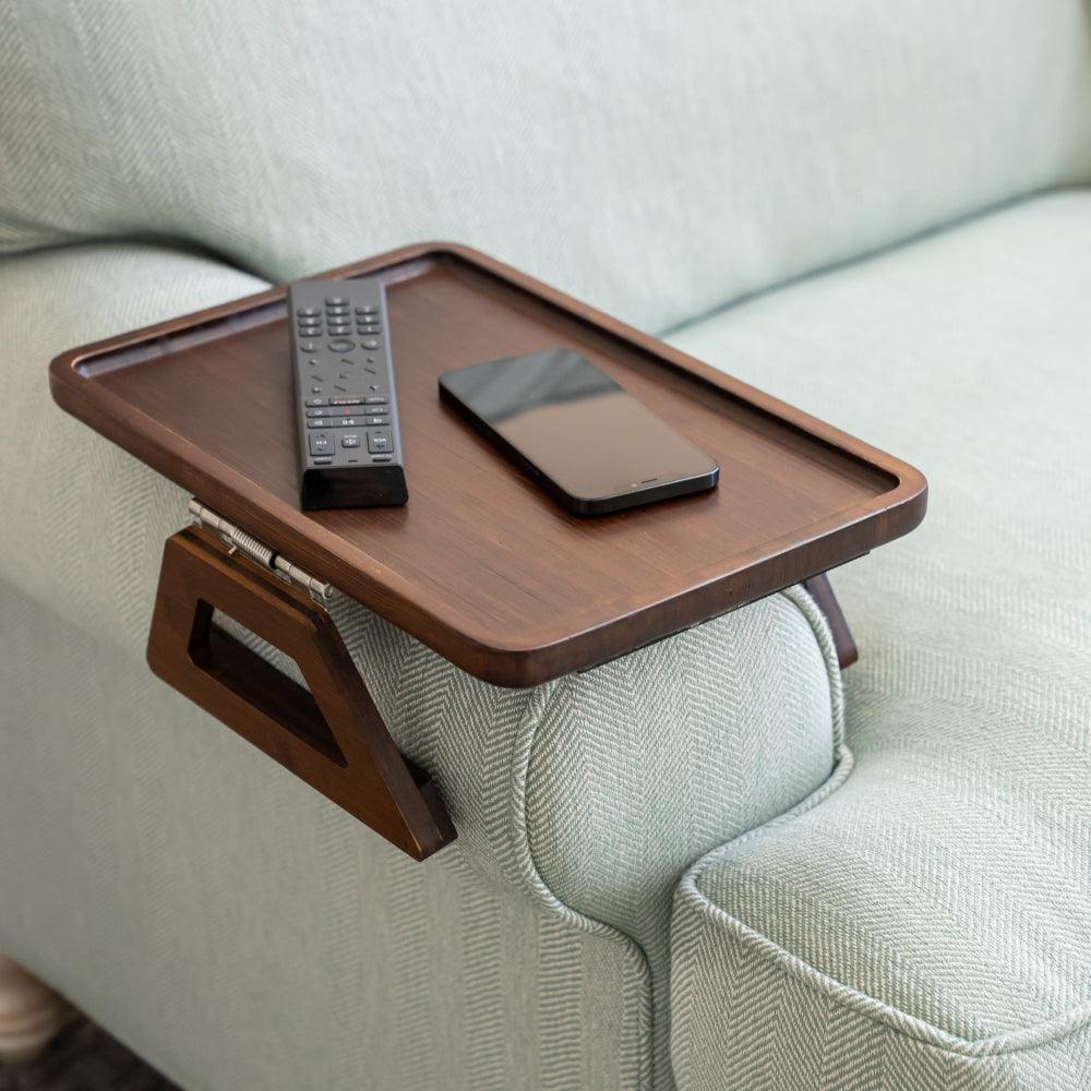Mosrugs | SofaMate – Adjustable Sofa Arm Tray Table for Drinks, Snacks & Remote Control Storage