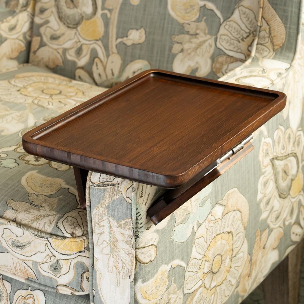 Mosrugs | SofaMate – Adjustable Sofa Arm Tray Table for Drinks, Snacks & Remote Control Storage