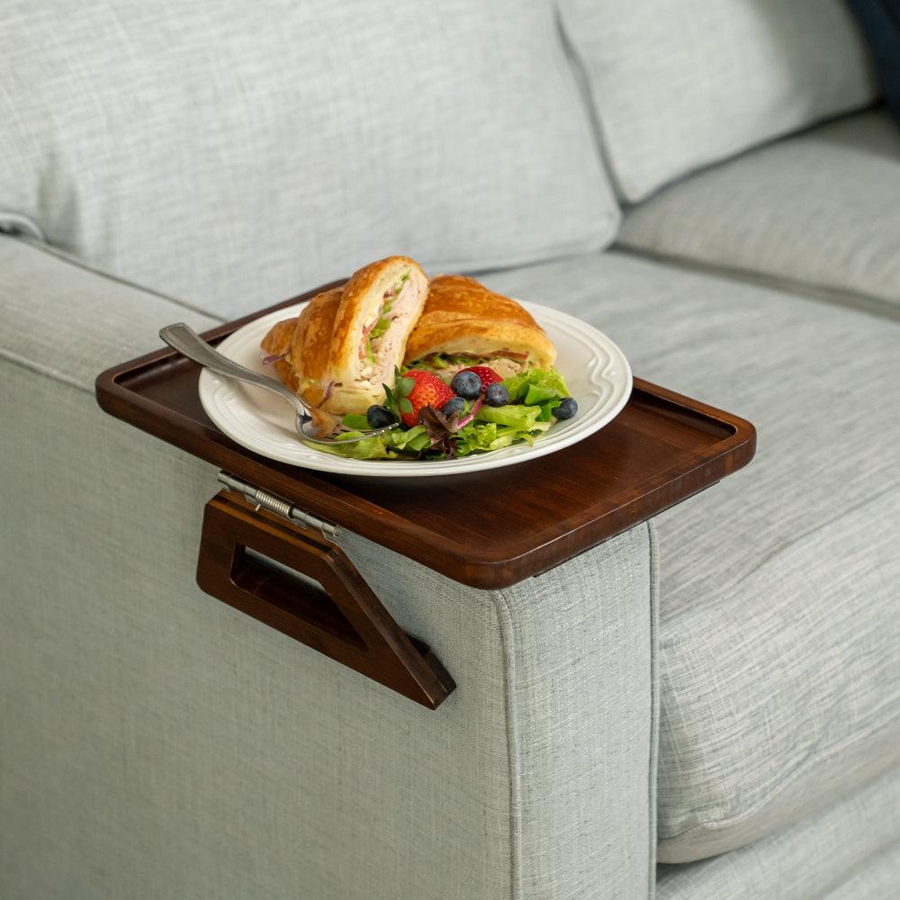 Mosrugs | SofaMate – Adjustable Sofa Arm Tray Table for Drinks, Snacks & Remote Control Storage