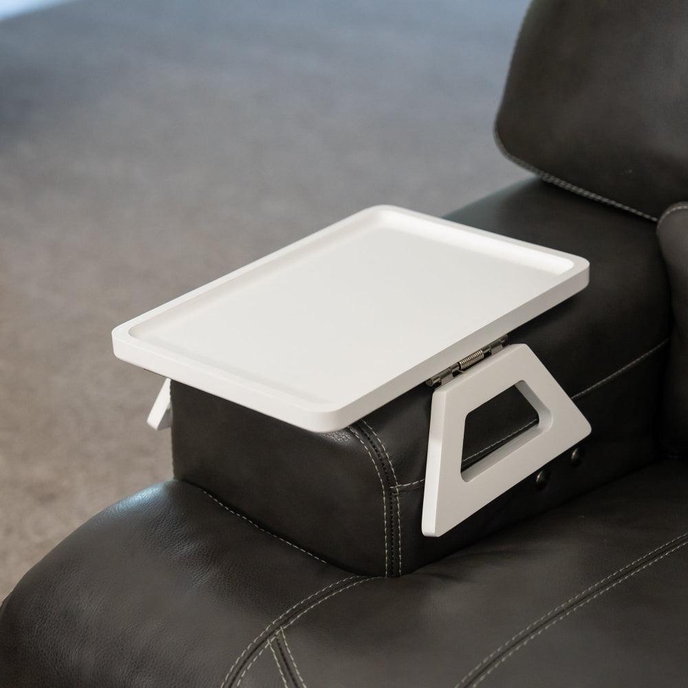 Mosrugs | SofaMate – Adjustable Sofa Arm Tray Table for Drinks, Snacks & Remote Control Storage