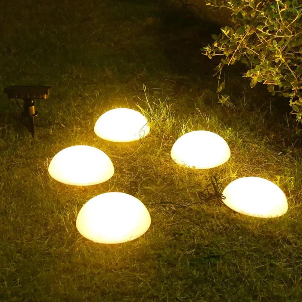 Mosrugs | EcoGlow – Half-Dome Solar Garden Light