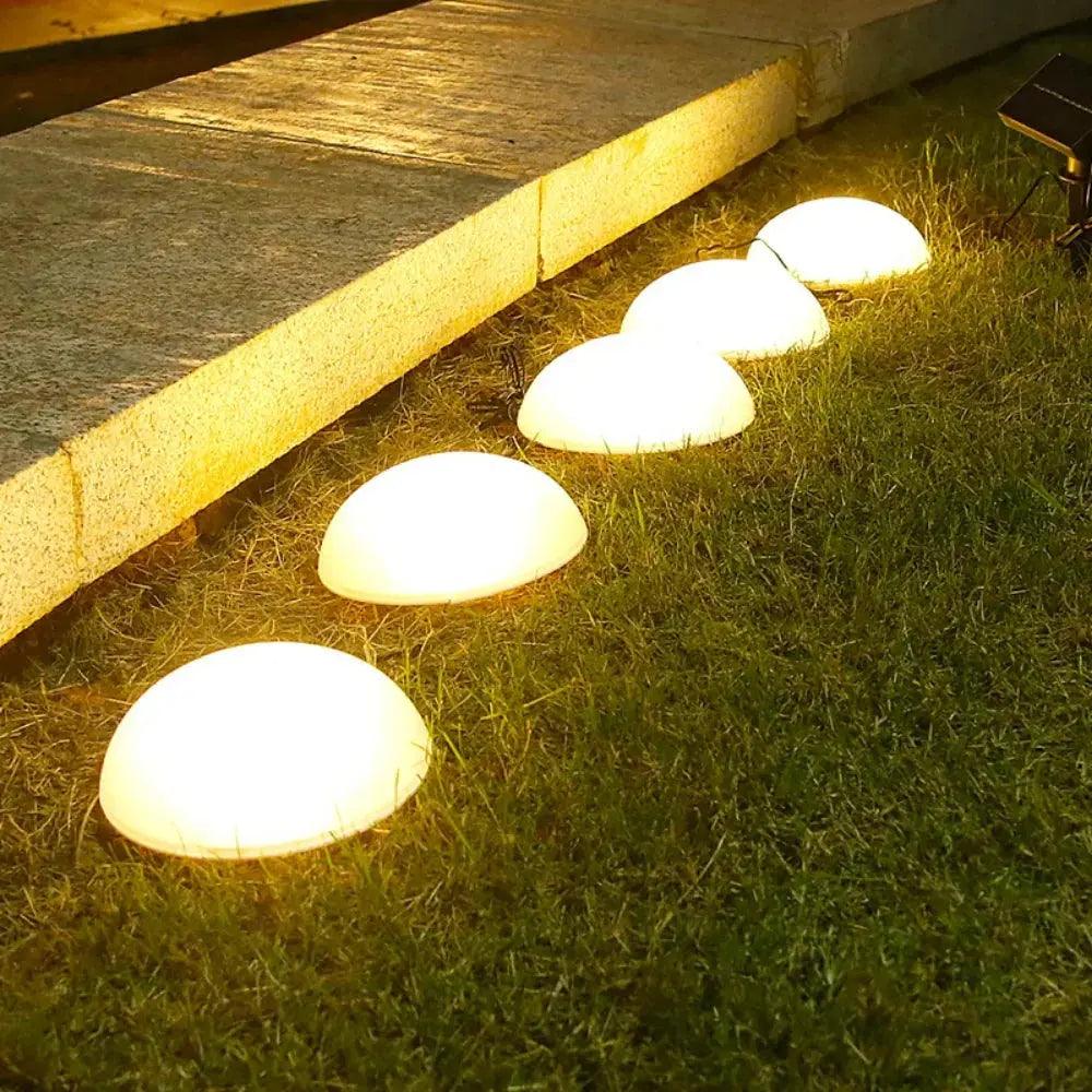 Mosrugs | EcoGlow – Half-Dome Solar Garden Light