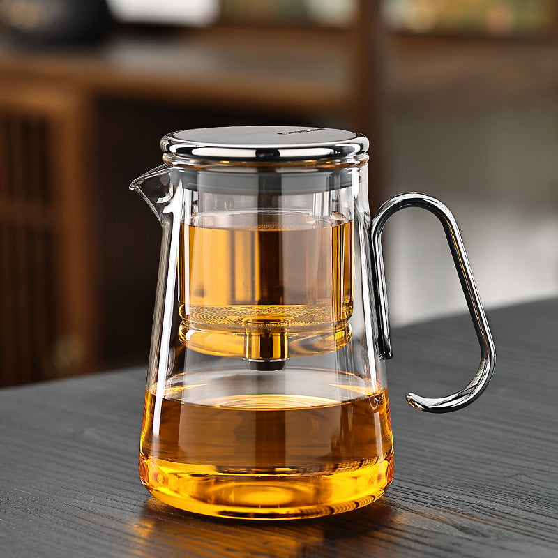 Mosrugs | Solara – Magnetic Glass Teapot with Precision Tea Release & Stainless Steel Filter (700ml)