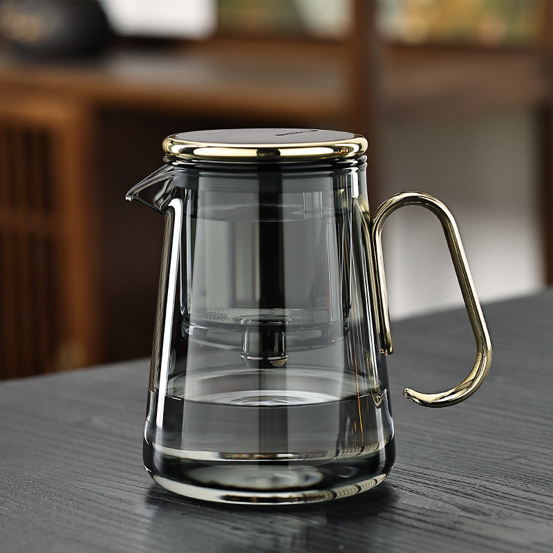 Mosrugs | Solara – Magnetic Glass Teapot with Precision Tea Release & Stainless Steel Filter (700ml)