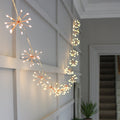Mosrugs | Starburra – Copper Starburst String Lights with Warm White LEDs for Indoor & Outdoor Decoration