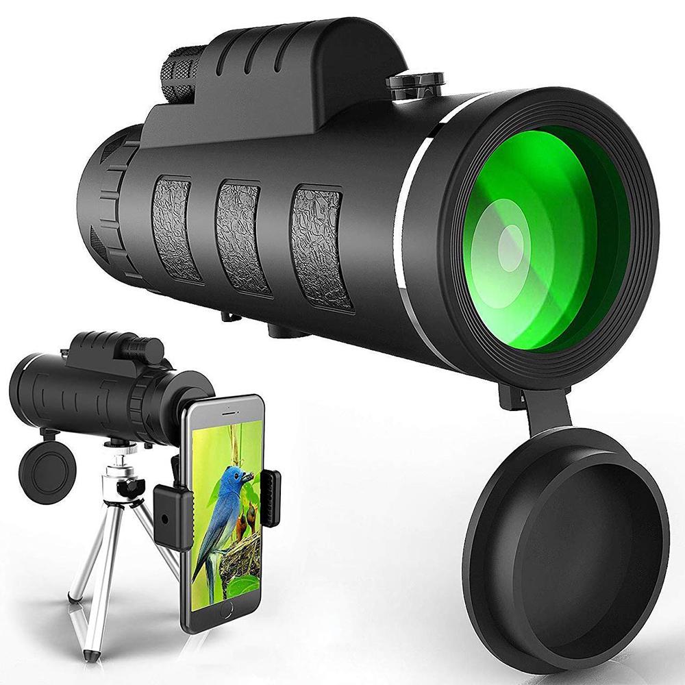 Mosrugs | Starscope HD Monocular – High-Powered Waterproof Telescope with Smartphone Holder & Tripod