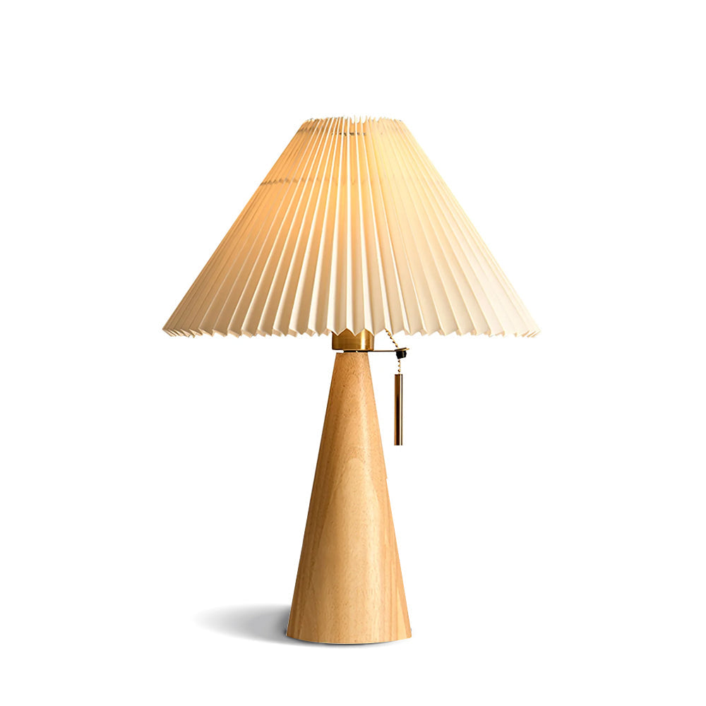 Mosrugs | AntiqueRadiance – Elegant Wood and Metal Table Lamp