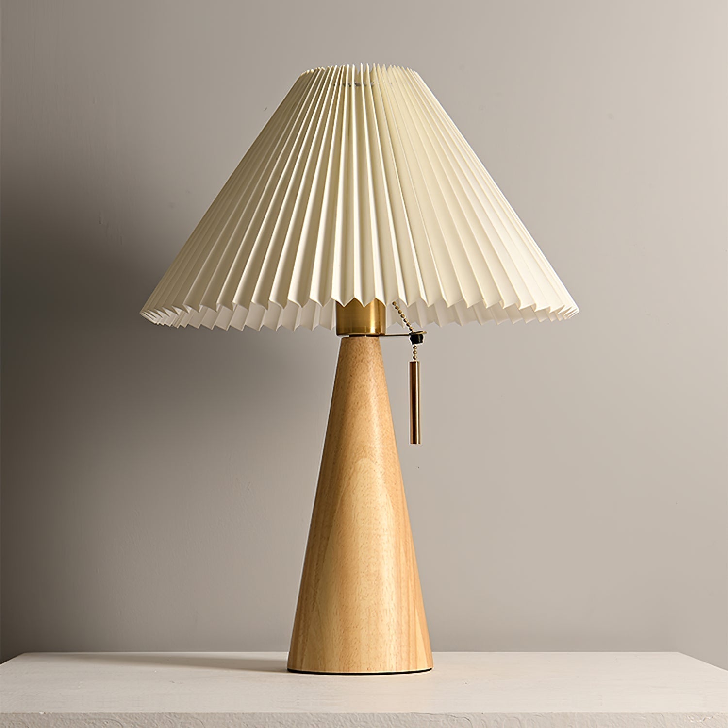 Mosrugs | AntiqueRadiance – Elegant Wood and Metal Table Lamp