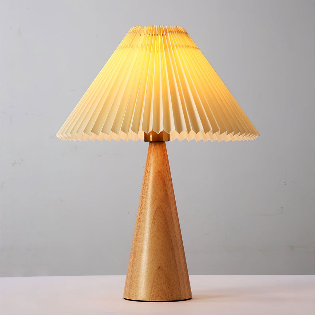 Mosrugs | AntiqueRadiance – Elegant Wood and Metal Table Lamp