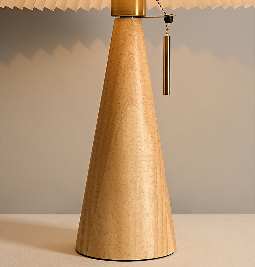 Mosrugs | AntiqueRadiance – Elegant Wood and Metal Table Lamp