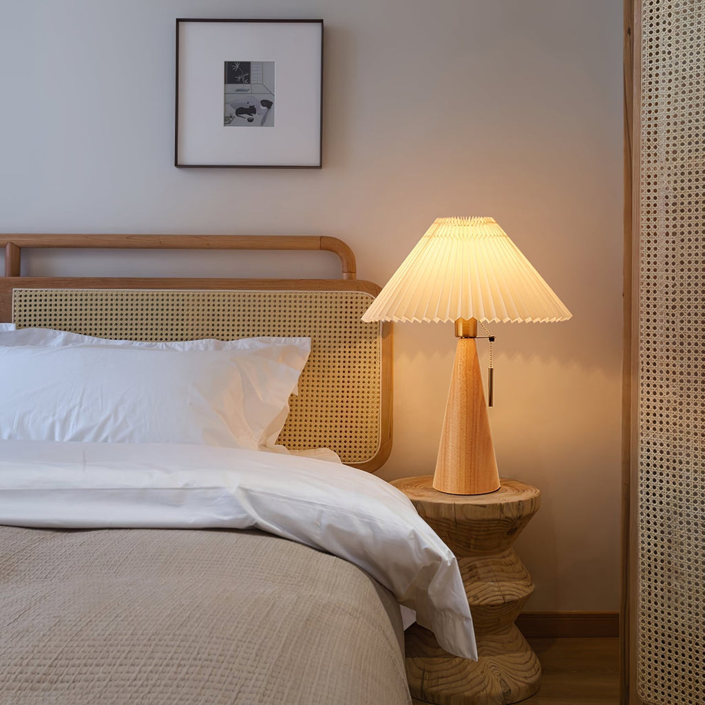 Mosrugs | AntiqueRadiance – Elegant Wood and Metal Table Lamp