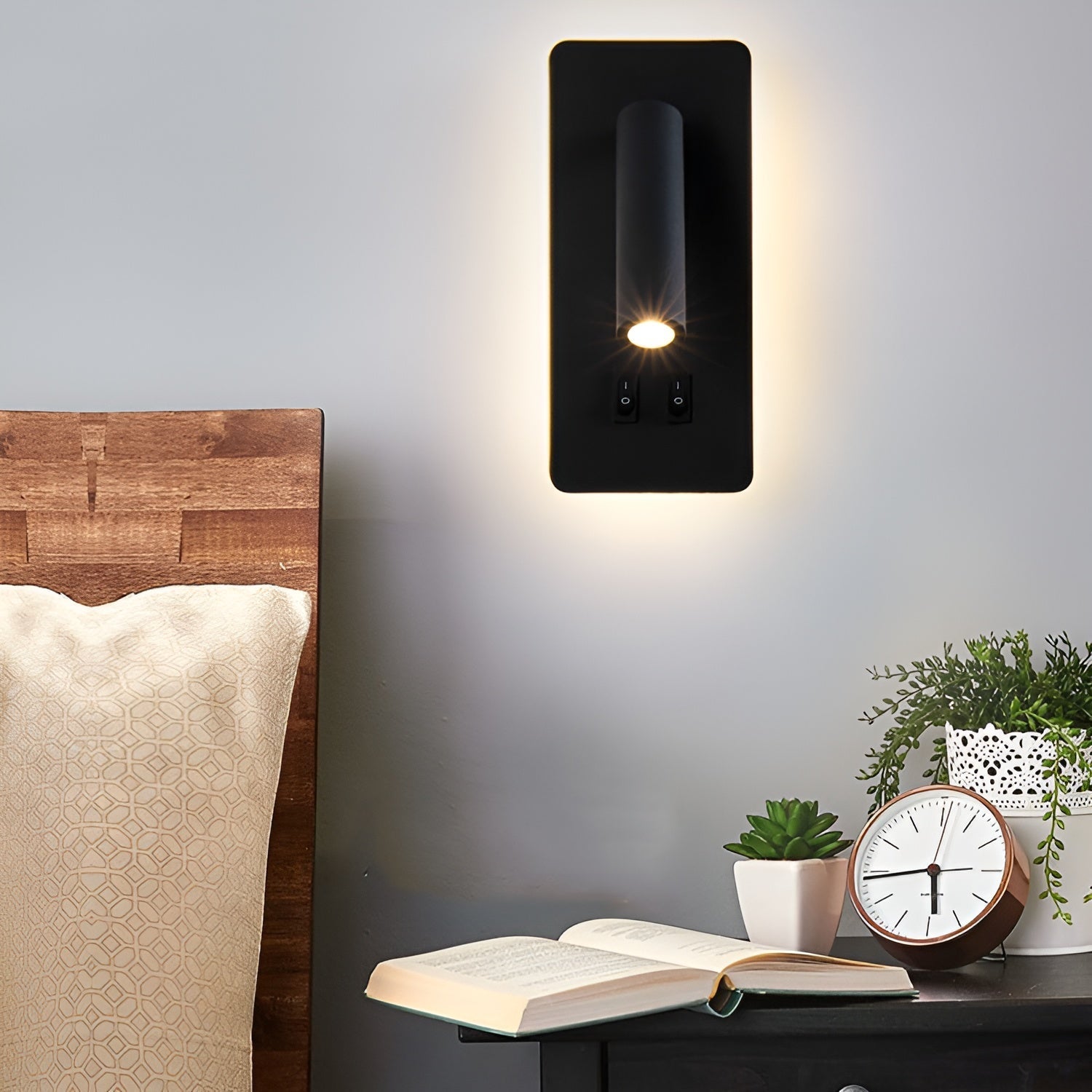 Mosrugs | Swivel330 | Minimalist Cylinder Wall Light – Adjustable 330° Rotating LED Sconce