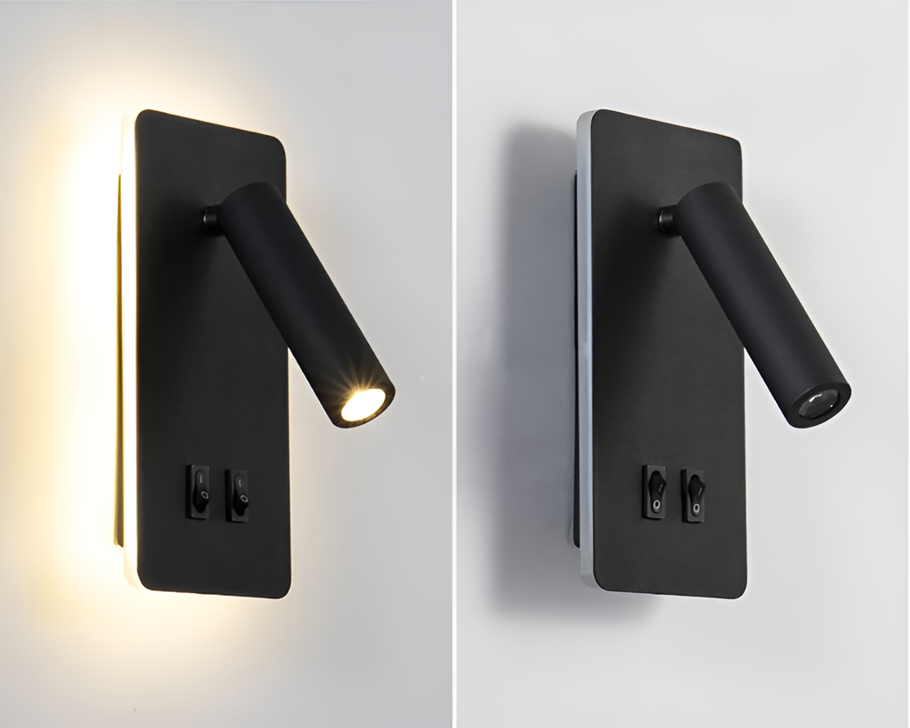 Mosrugs | Swivel330 | Minimalist Cylinder Wall Light – Adjustable 330° Rotating LED Sconce