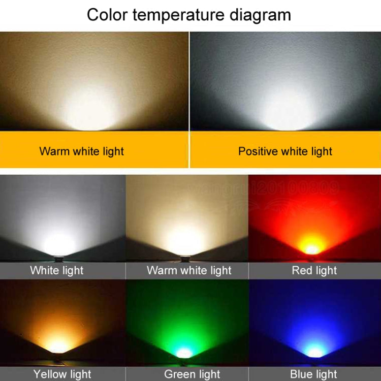 Mosrugs | COB LED Outdoor Floodlight – Waterproof Adjustable Spotlight for Gardens, Billboards & Exterior Lighting (7 Colours, 20W)