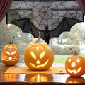 Mosrugs | Black Lace Table Runner – Halloween Decoration for Spooky Tables