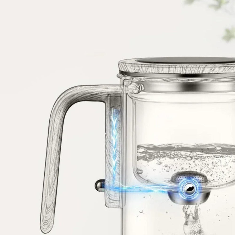 Mosrugs | Clarity Glass Teapot with Built-in Infuser – Heat-Resistant Tea Brewer for Loose Leaf Teas