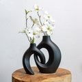 Mosrugs | Gleora Intertwined Ceramic Flower Vase – Elegant Decorative Centrepiece for Modern & Classic Interiors
