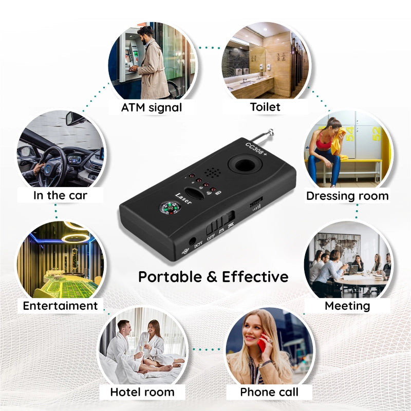 Mosrugs | The Best Bug Detector - Hidden Camera and Microphones Detector
