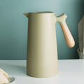 Mosrugs | Thermora – Insulated Carafe with Wooden Handle | Stylish Vacuum Flask for Hot & Cold Drinks