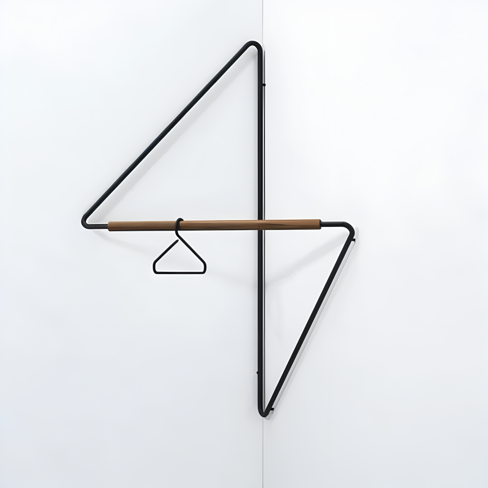 Mosrugs | Triad Coat Stand – Geometric Multi-Purpose Metal Wardrobe Rack