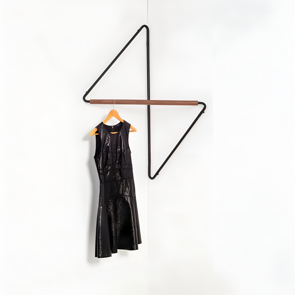 Mosrugs | Triad Coat Stand – Geometric Multi-Purpose Metal Wardrobe Rack