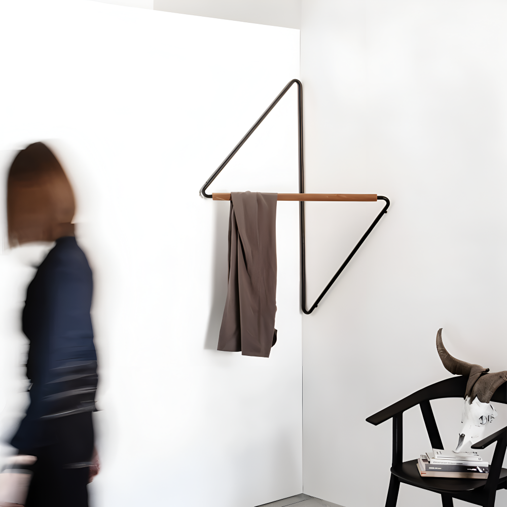 Mosrugs | Triad Coat Stand – Geometric Multi-Purpose Metal Wardrobe Rack