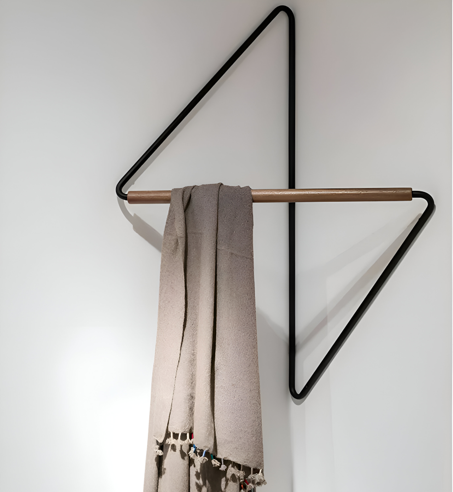 Mosrugs | Triad Coat Stand – Geometric Multi-Purpose Metal Wardrobe Rack
