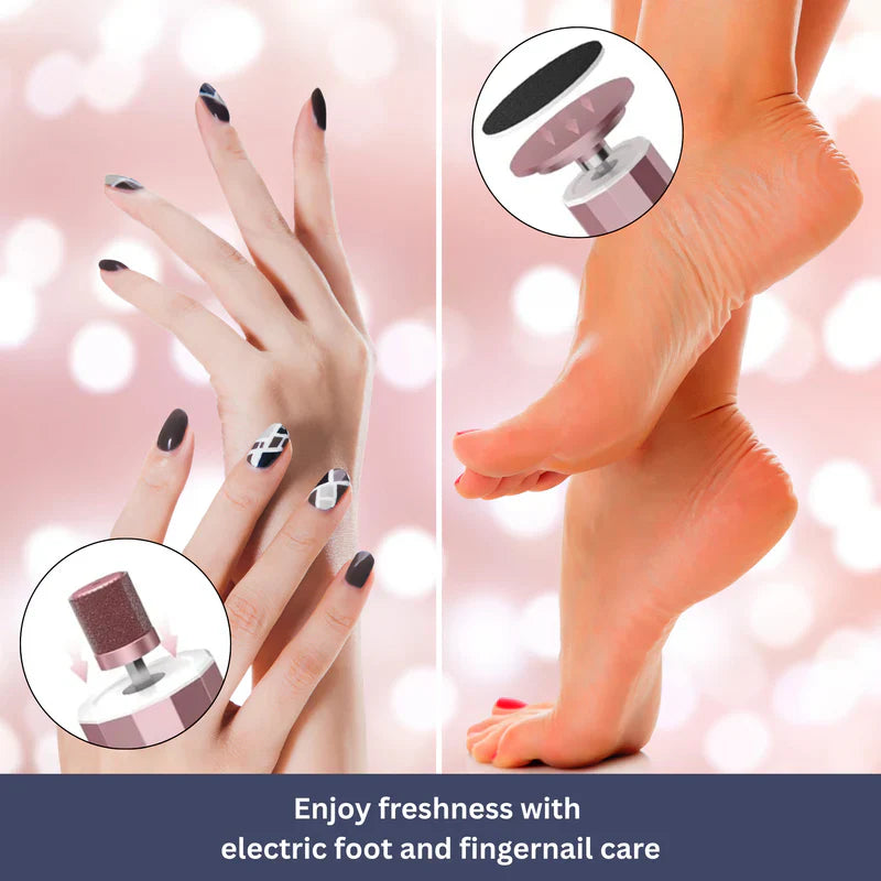 Mosrugs | Electric Callus Remover | Rechargeable, Waterproof & Ideal for Smooth Feet at Home