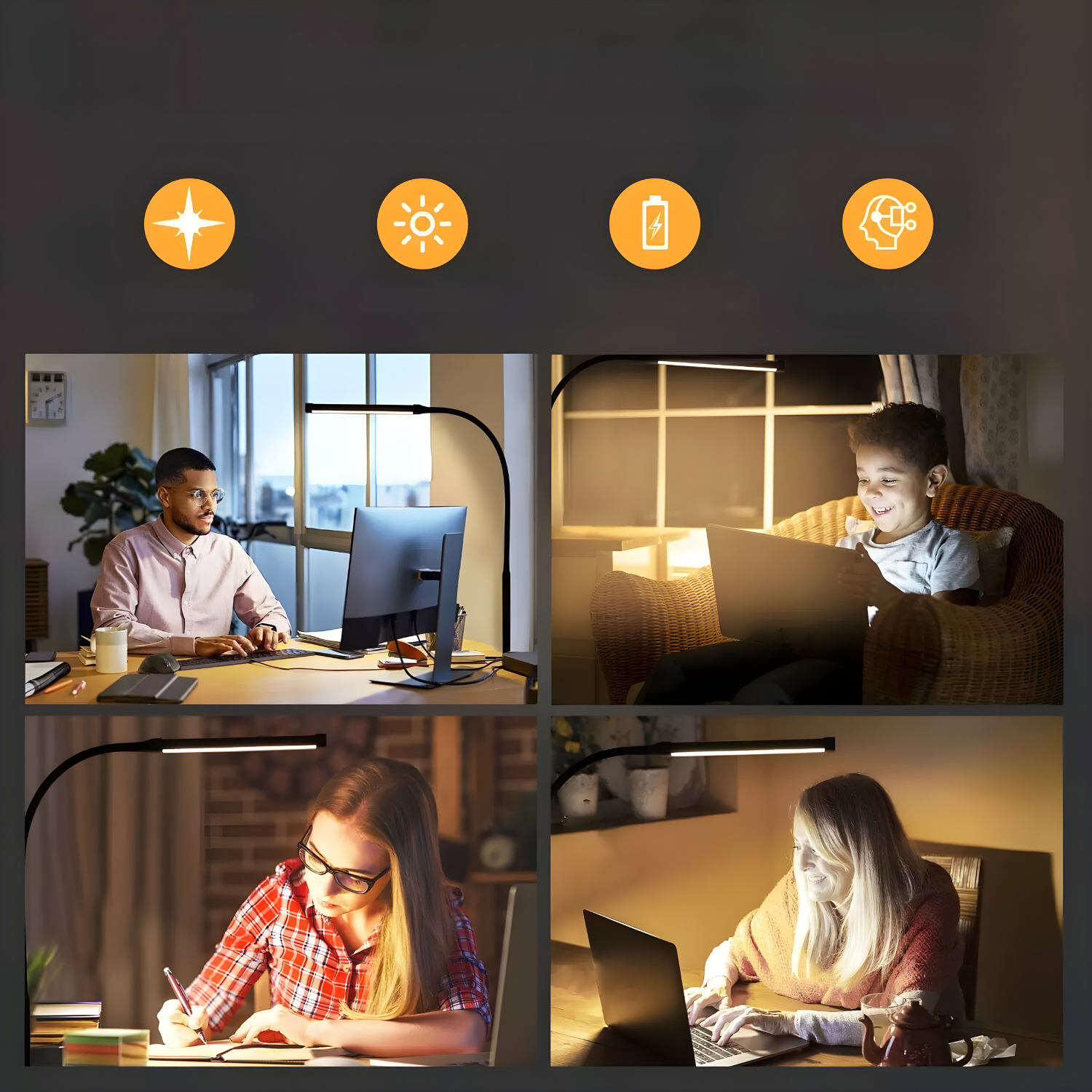 Mosrugs | Lumière Bubble Effect Night Light – USB Powered Girl Ornament Table Lamp for a Cosy Home
