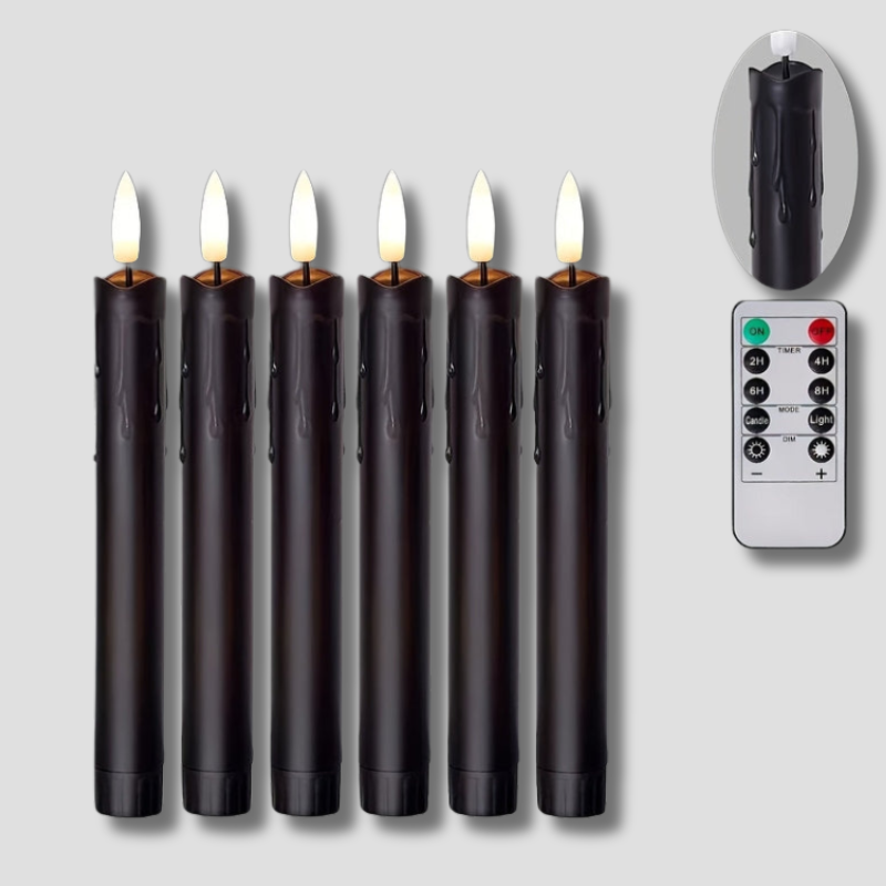 Mosrugs | WarmGlow - LED Candles Set with Remote Control for Home
