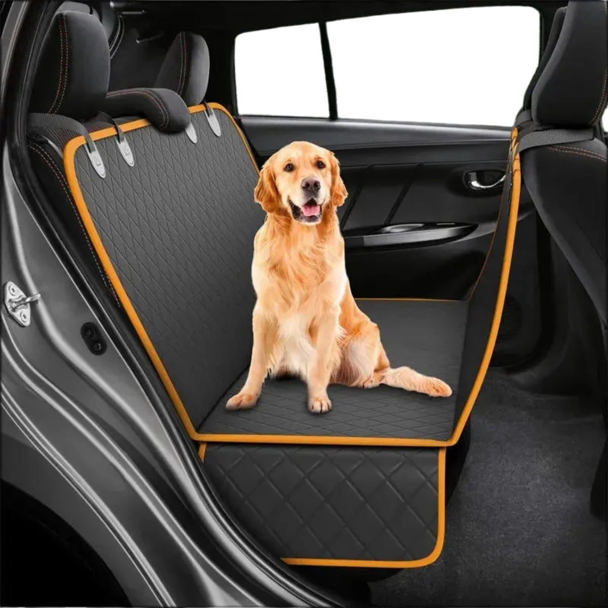 Mosrugs | TravelGuard – Waterproof Dog Car Seat Protector with Padded Comfort