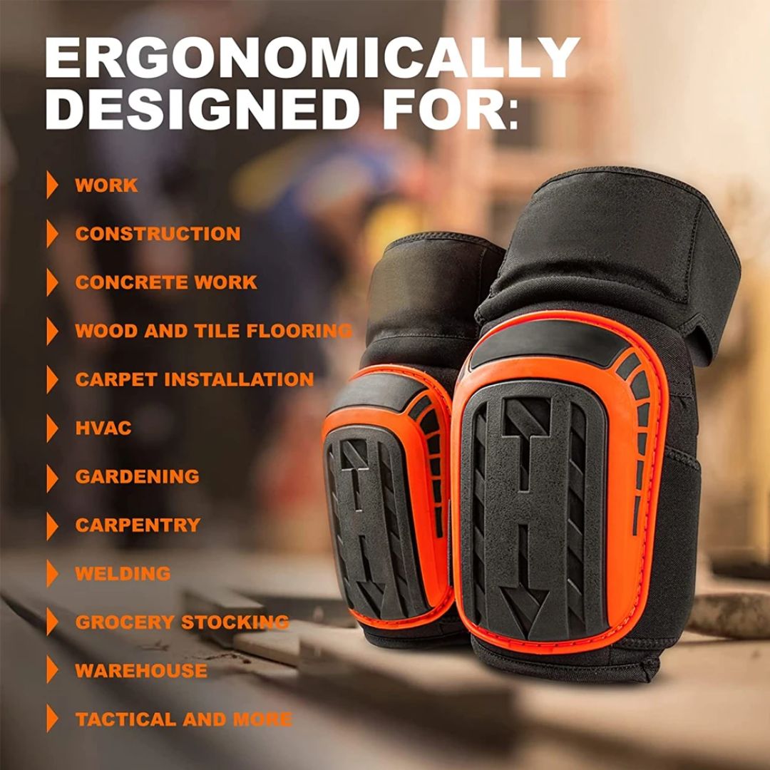 Mosrugs | Professional Heavy-Duty Work Knee Pads – Adjustable, Impact Resistant & All-Day Comfort